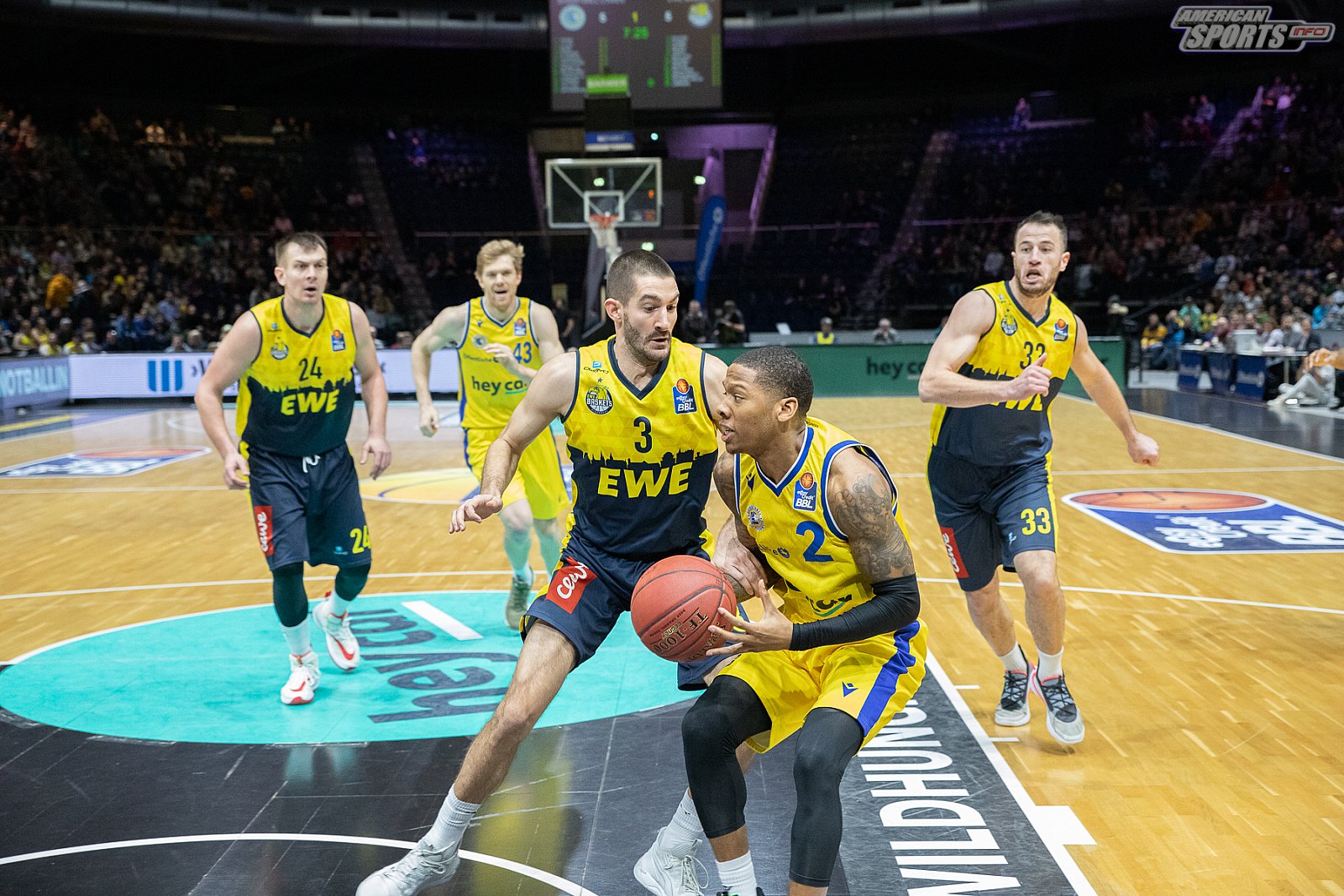 BBL: Basketball Löwen Braunschweig vs EWE Baskets Oldenburg  71:93 30.12.2019