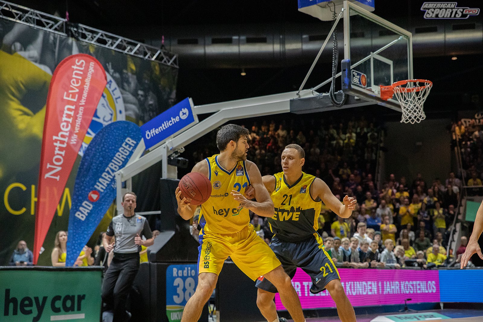 BBL: Basketball Löwen Braunschweig vs EWE Baskets Oldenburg  71:93 30.12.2019