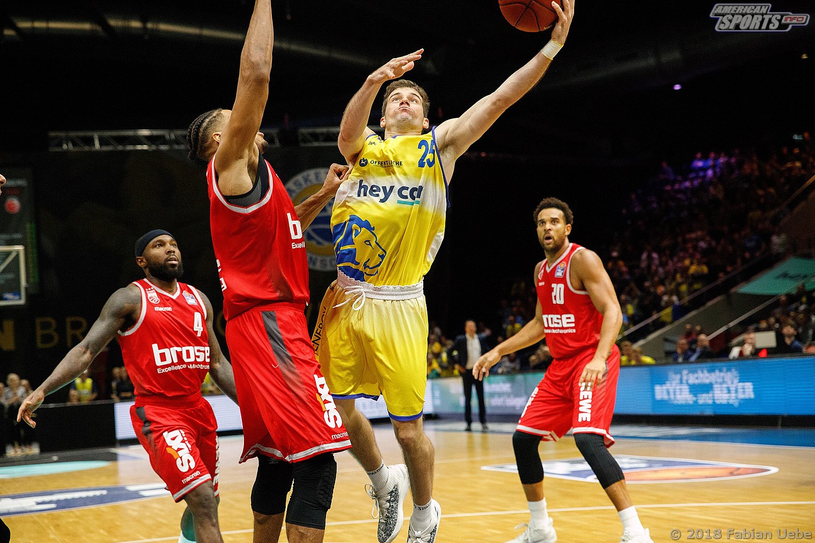 BBL: Basketball Löwen Braunschweig vs Brose Baskets Bamberg 92:66 04.11.2018