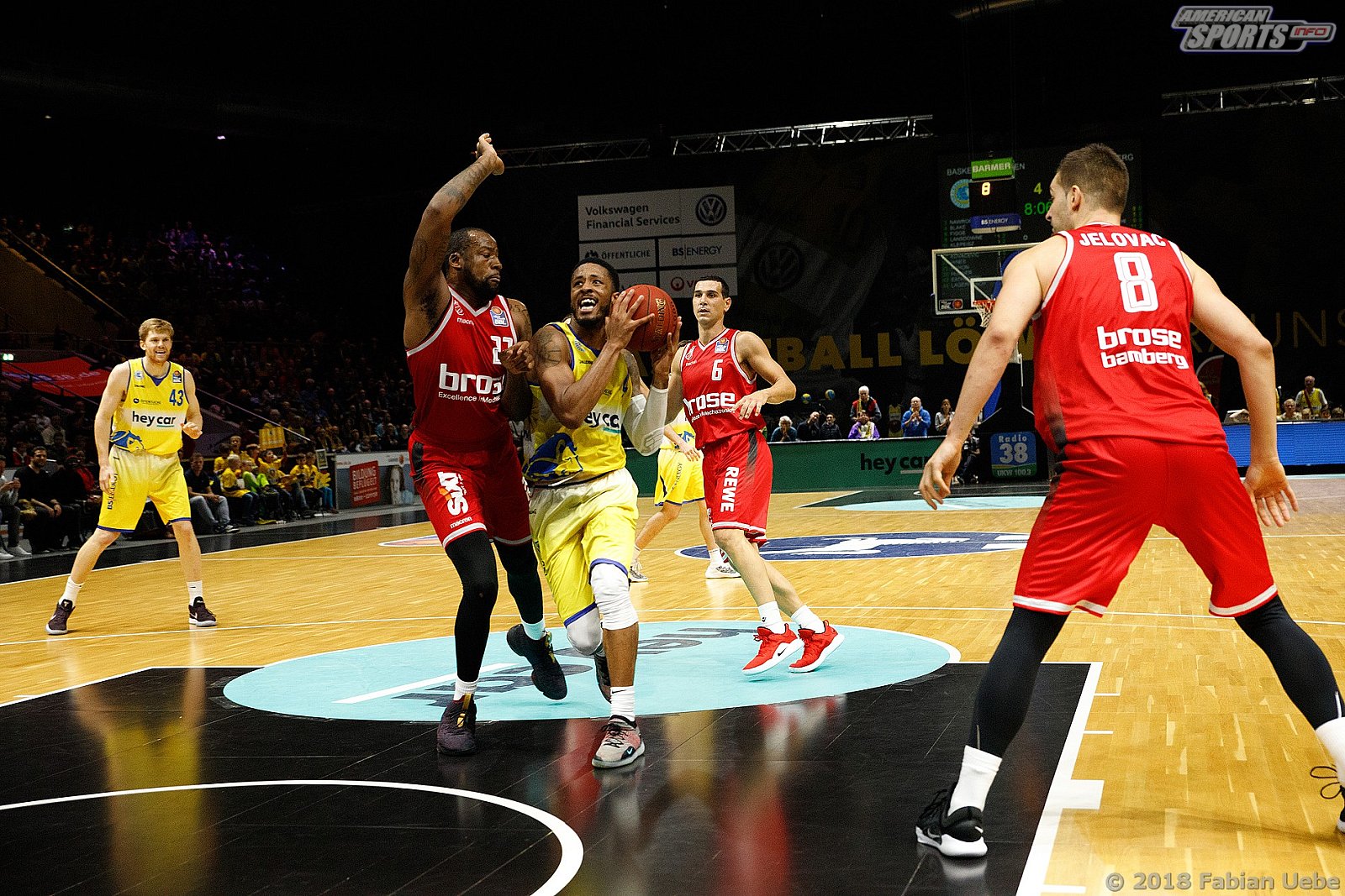 BBL: Basketball Löwen Braunschweig vs Brose Baskets Bamberg 92:66 04.11.2018