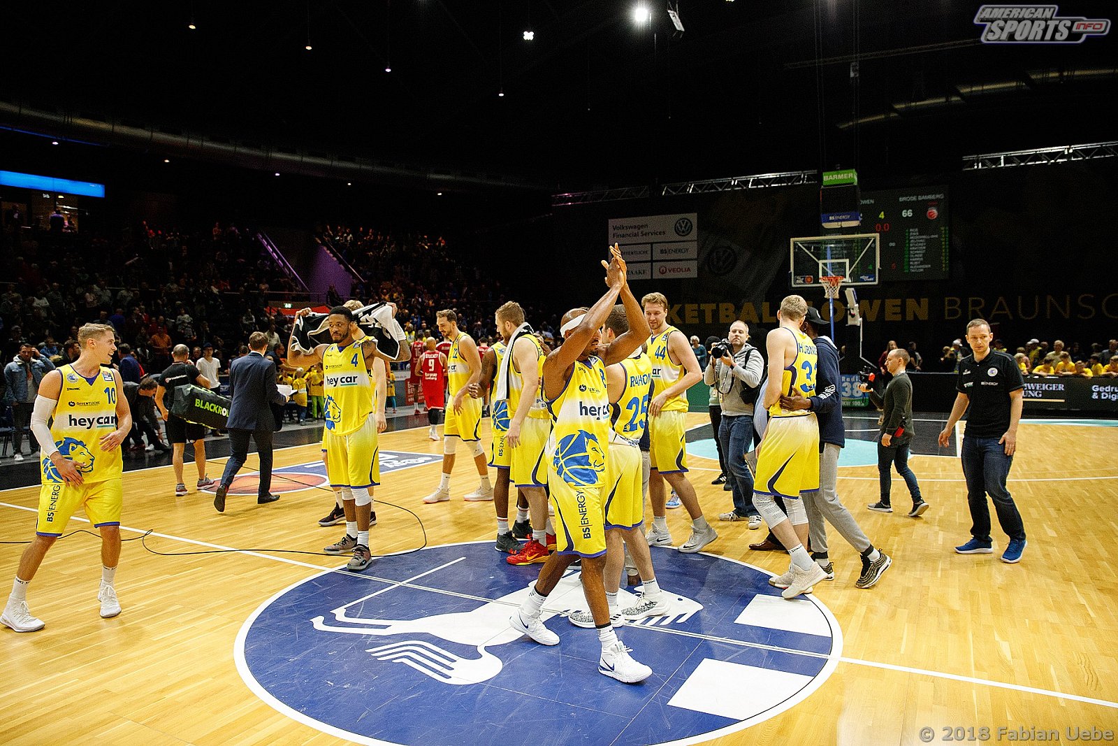 BBL: Basketball Löwen Braunschweig vs Brose Baskets Bamberg 92:66 04.11.2018