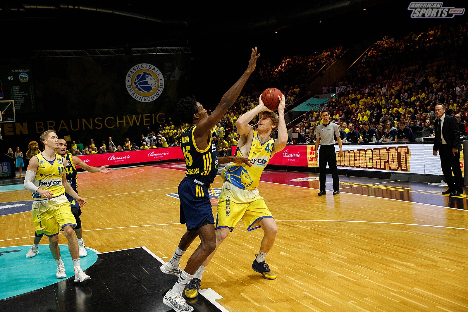 BBL: Basketball Löwen Braunschweig vs ALBA Berlin 83:79 05.01.2019