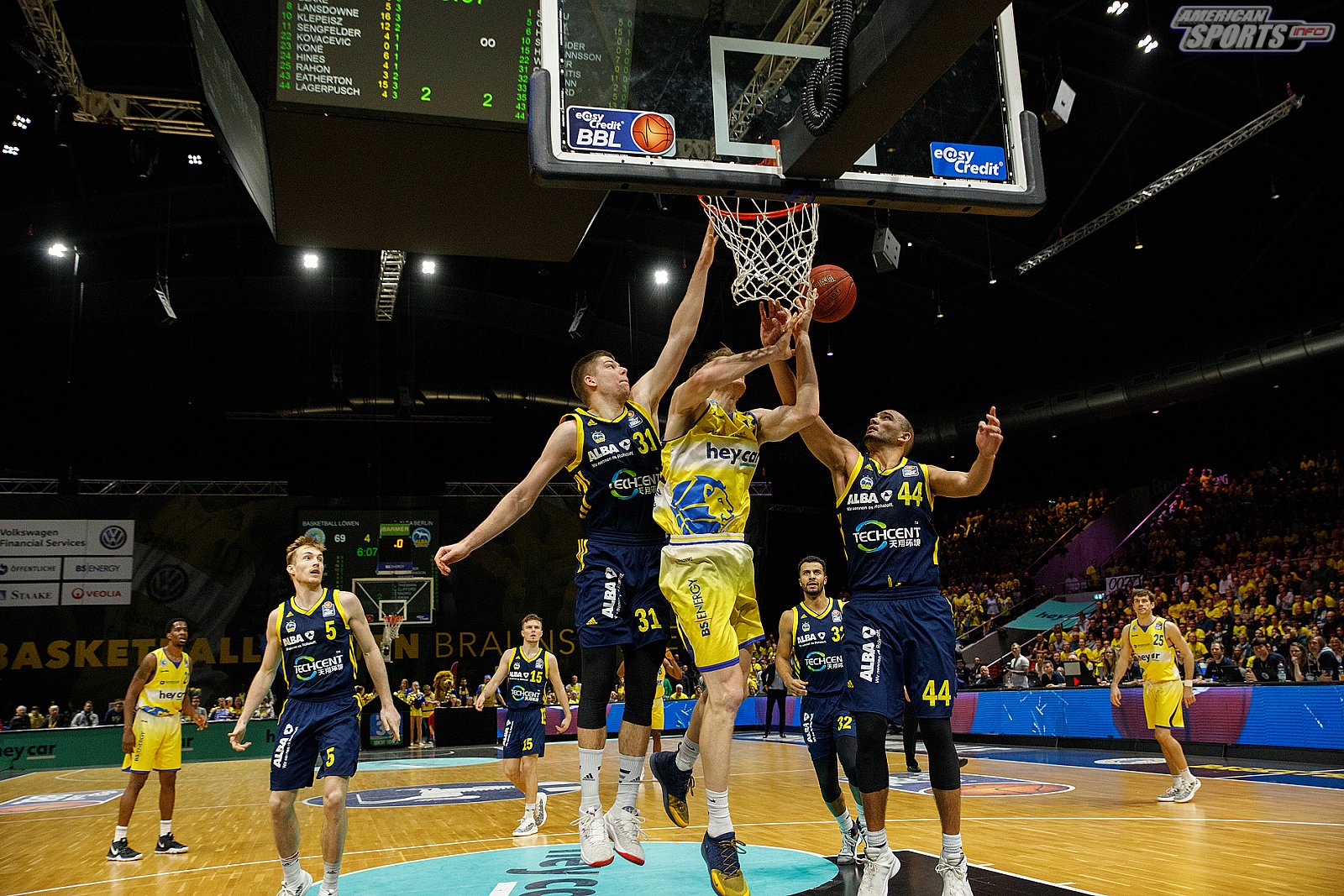 BBL: Basketball Löwen Braunschweig vs ALBA Berlin 83:79 05.01.2019