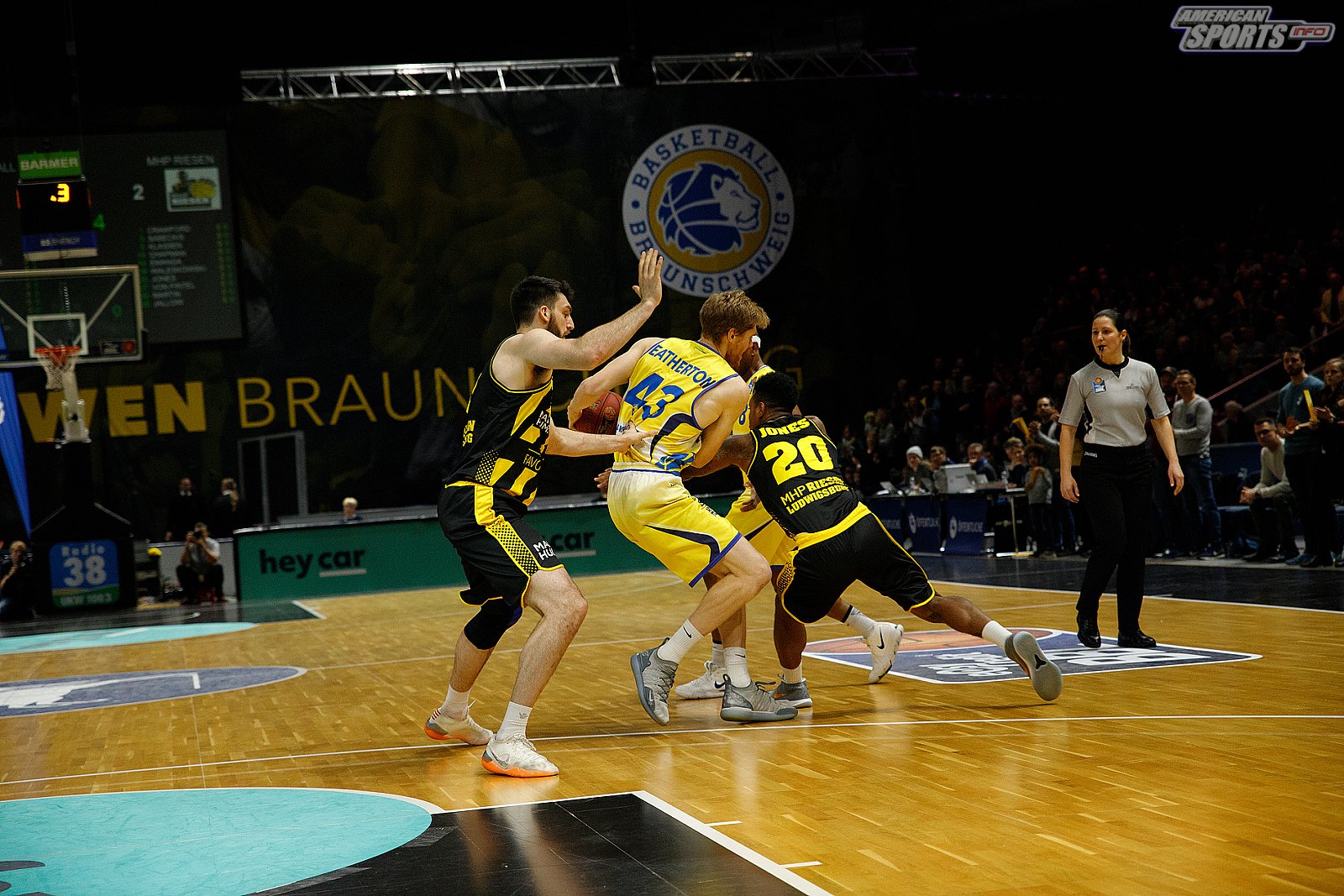 BBL: Basketball Löwen Braunschweig vs MHP Riesen Ludwigsburg 100:99 09.12.2018