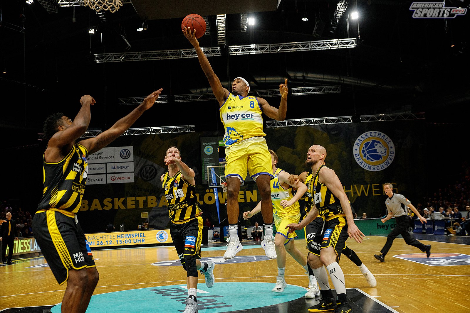 BBL: Basketball Löwen Braunschweig vs MHP Riesen Ludwigsburg 100:99 09.12.2018