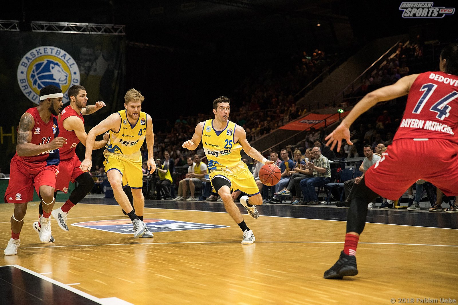 BBL: Basketball Löwen Braunschweig vs FC Bayern Basketball 61:87 14.10.2018