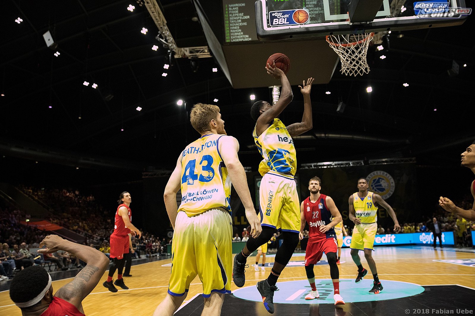 BBL: Basketball Löwen Braunschweig vs FC Bayern Basketball 61:87 14.10.2018