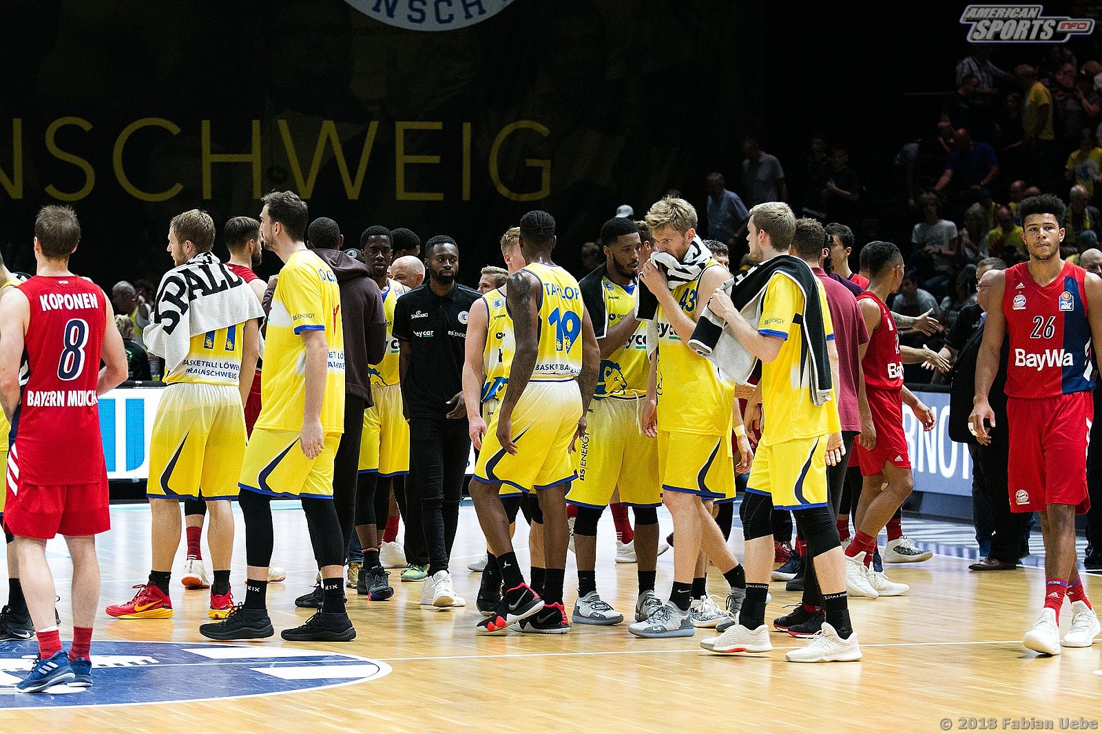 BBL: Basketball Löwen Braunschweig vs FC Bayern Basketball 61:87 14.10.2018