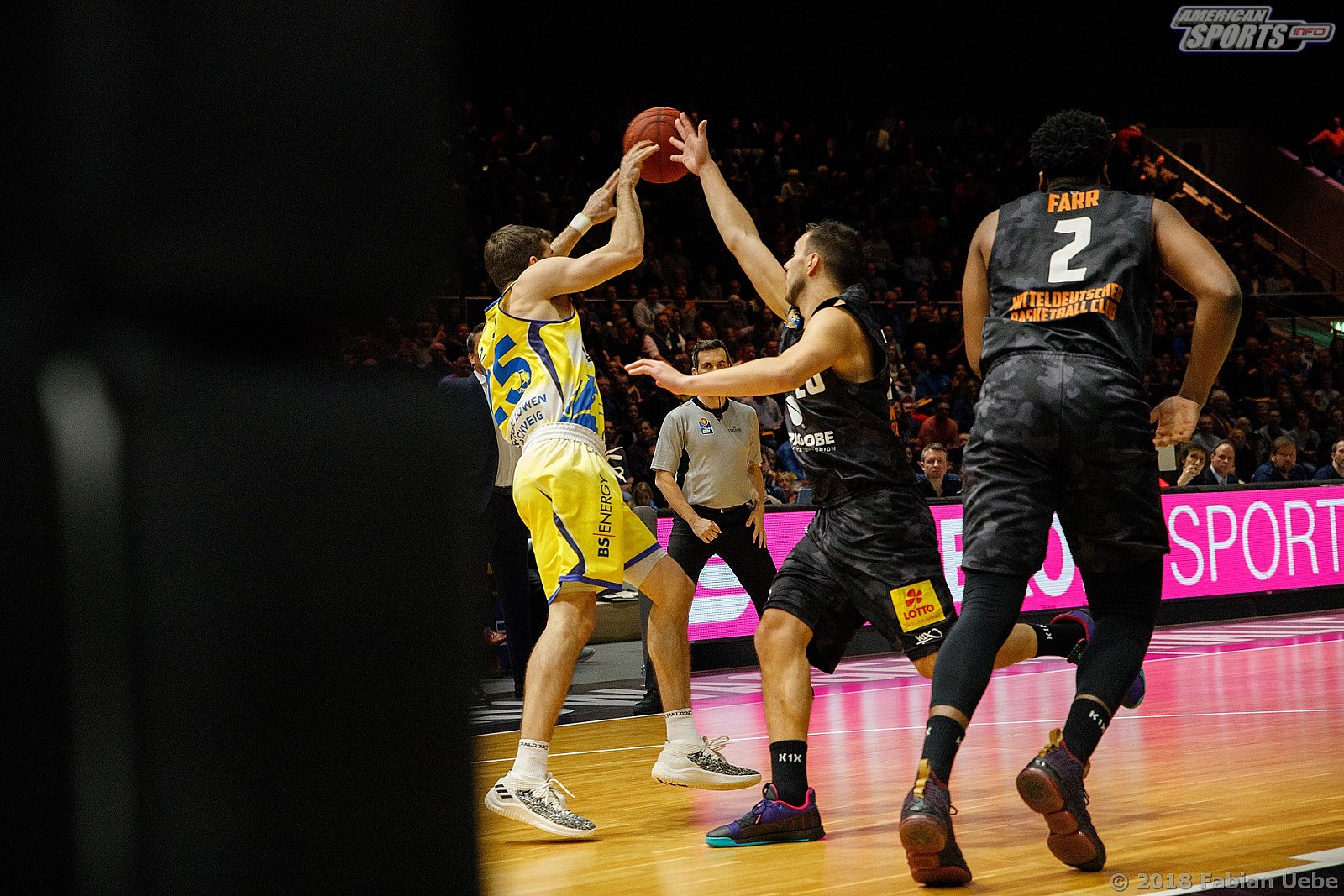 BBL: Basketball Löwen Braunschweig vs Mitteldeutscher BC 75:63 16.11.2018
