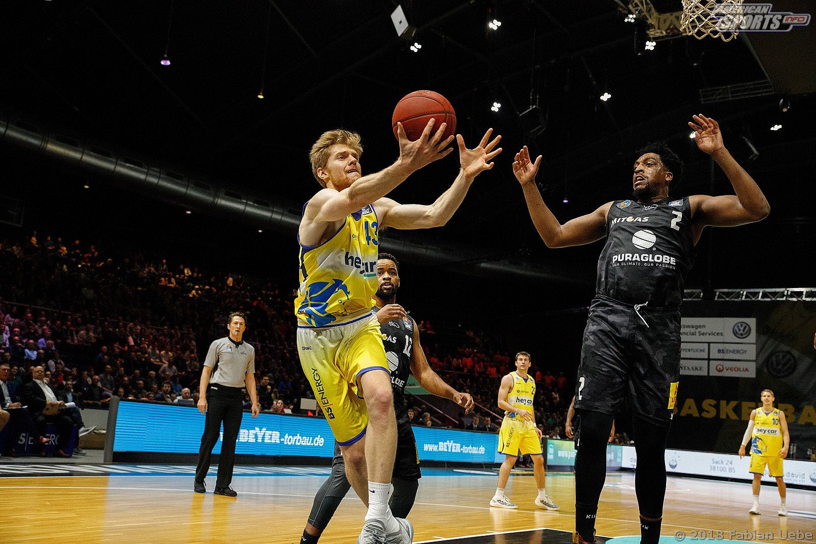 BBL: Basketball Löwen Braunschweig vs Mitteldeutscher BC 75:63 16.11.2018