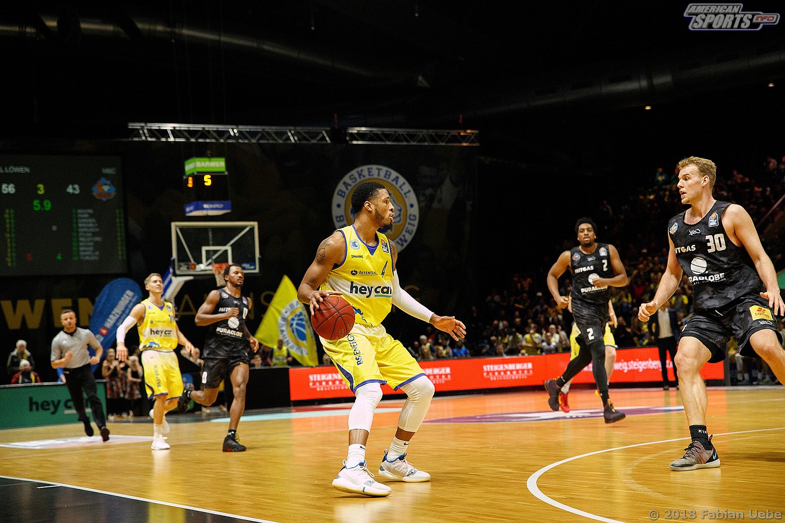 BBL: Basketball Löwen Braunschweig vs Mitteldeutscher BC 75:63 16.11.2018