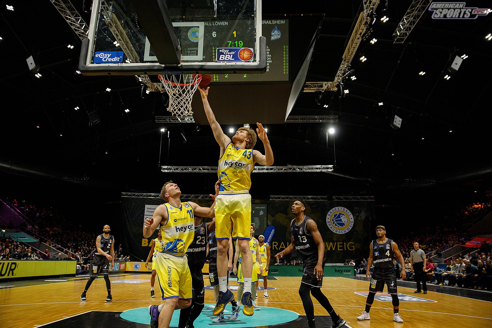 BBL: Basketball Löwen Braunschweig vs HAKRO Merlins Crailsheim 98:84 27.01.2019