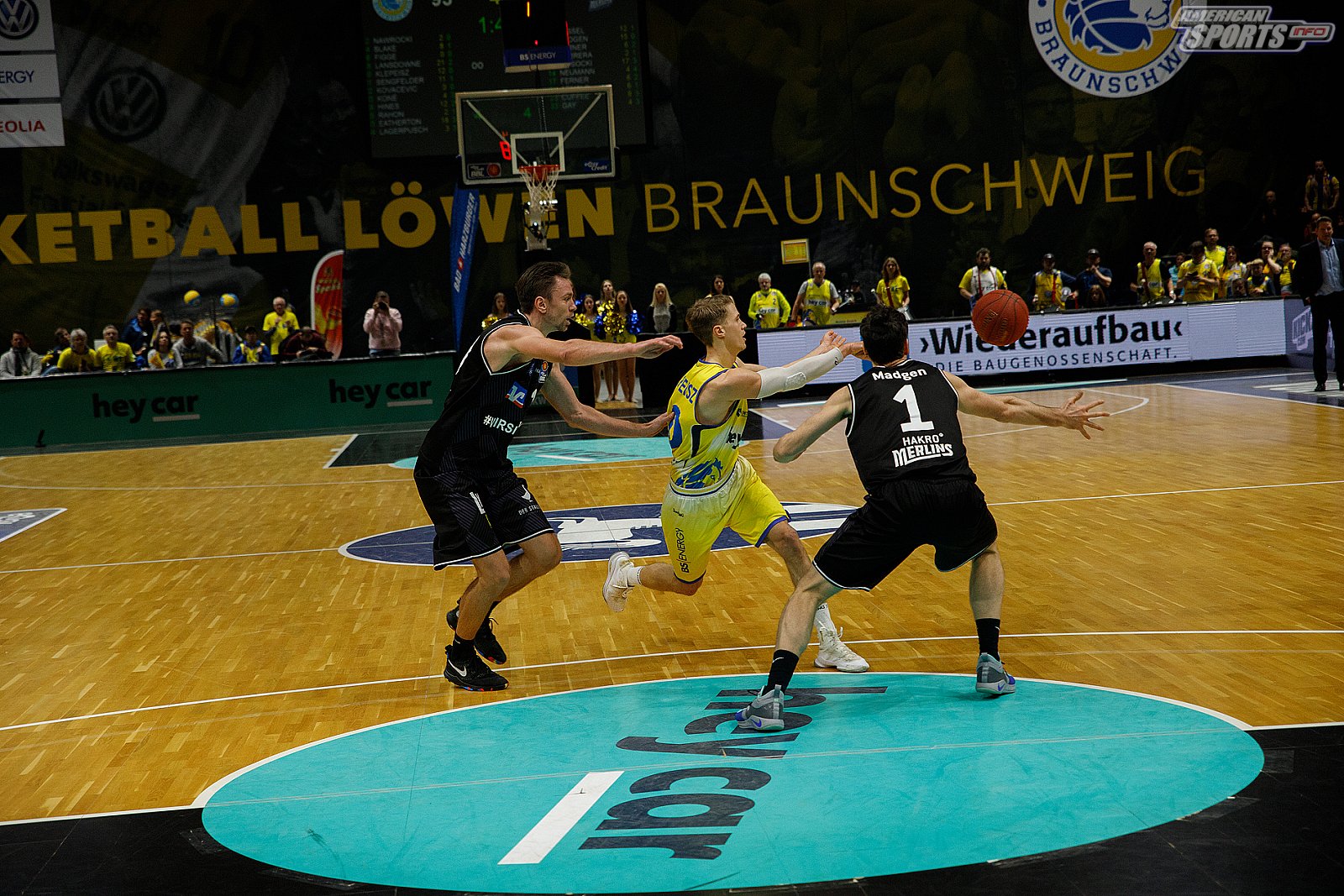 BBL: Basketball Löwen Braunschweig vs HAKRO Merlins Crailsheim 98:84 27.01.2019