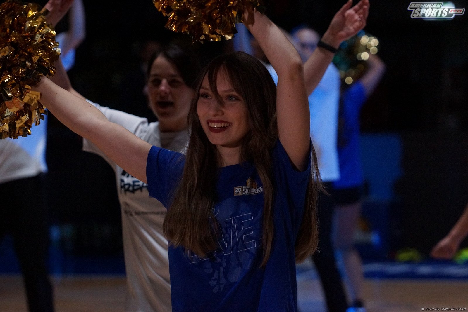 Das Skyliners Danceteam beim Heimspiel gegen den FC Bayern München Basketball am 06.10.2019