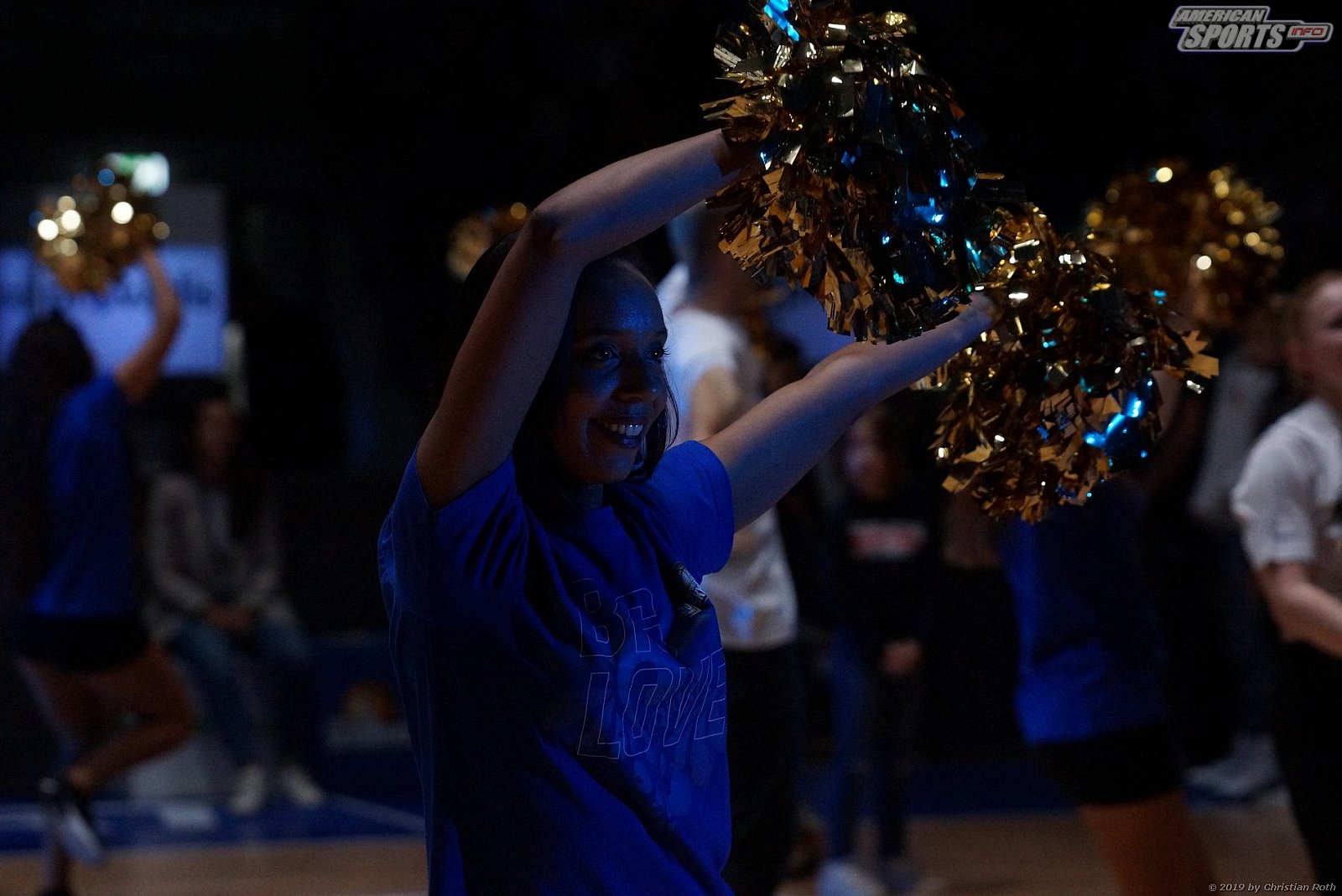 Das Skyliners Danceteam beim Heimspiel gegen den FC Bayern München Basketball am 06.10.2019