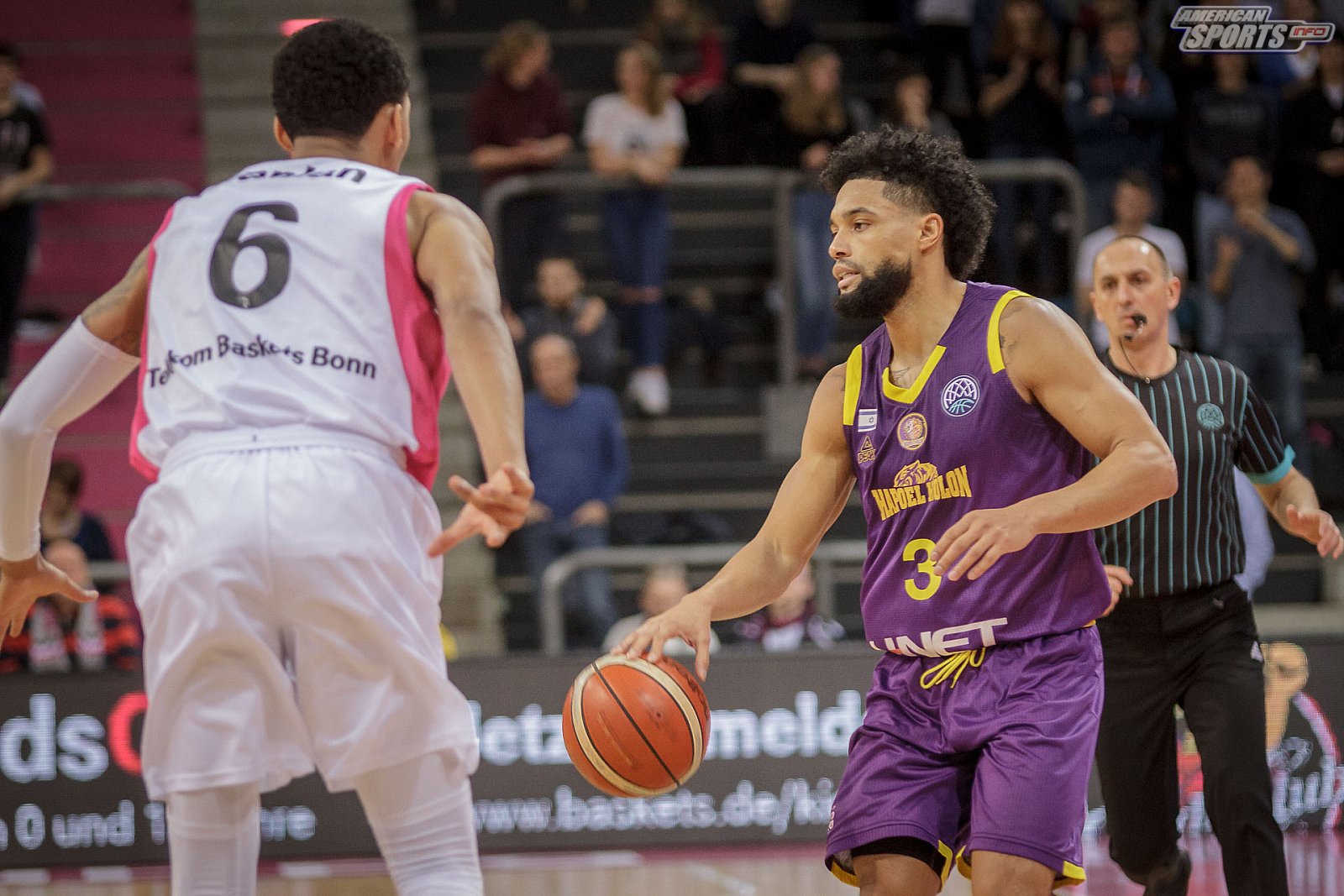 Basketball Champions League: Telekom Baskets Bonn vs Hapoel UNET Holon 91:8377 29.01.2019