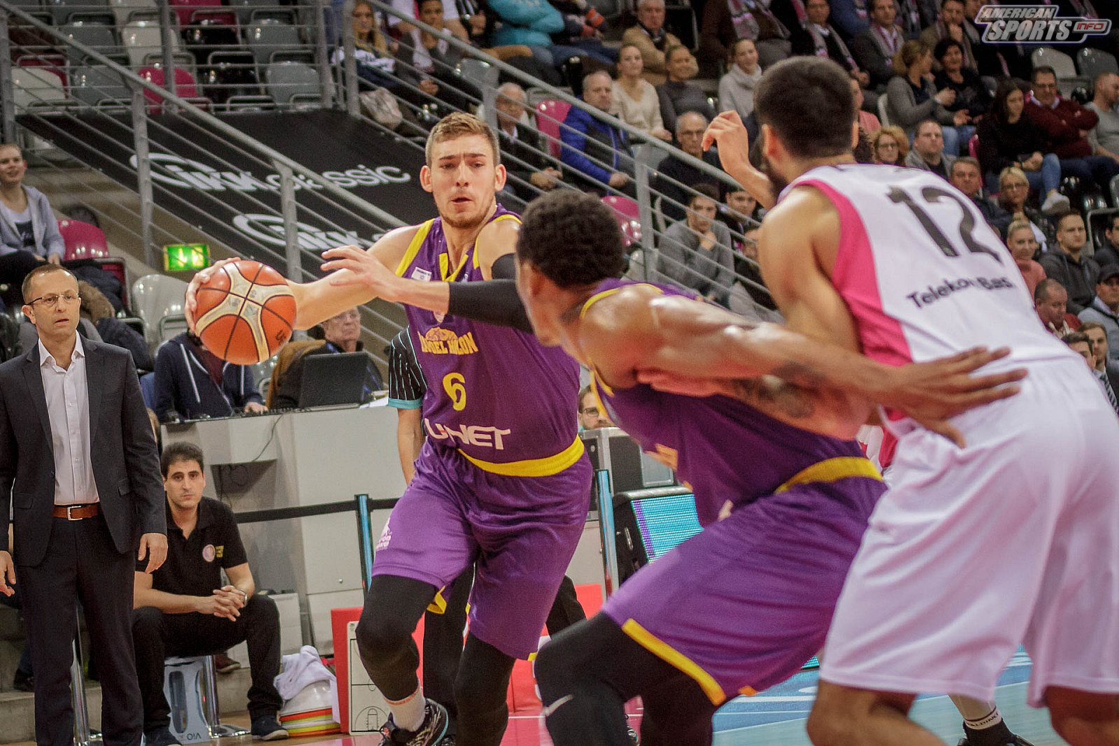 Basketball Champions League: Telekom Baskets Bonn vs Hapoel UNET Holon 91:8377 29.01.2019