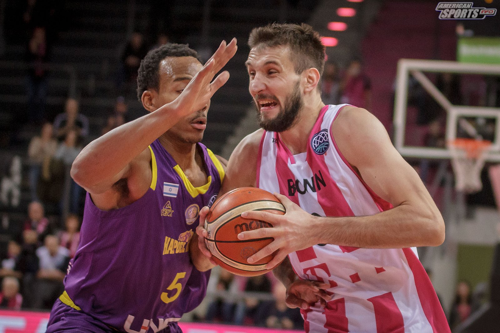 Basketball Champions League: Telekom Baskets Bonn vs Hapoel UNET Holon 91:8377 29.01.2019