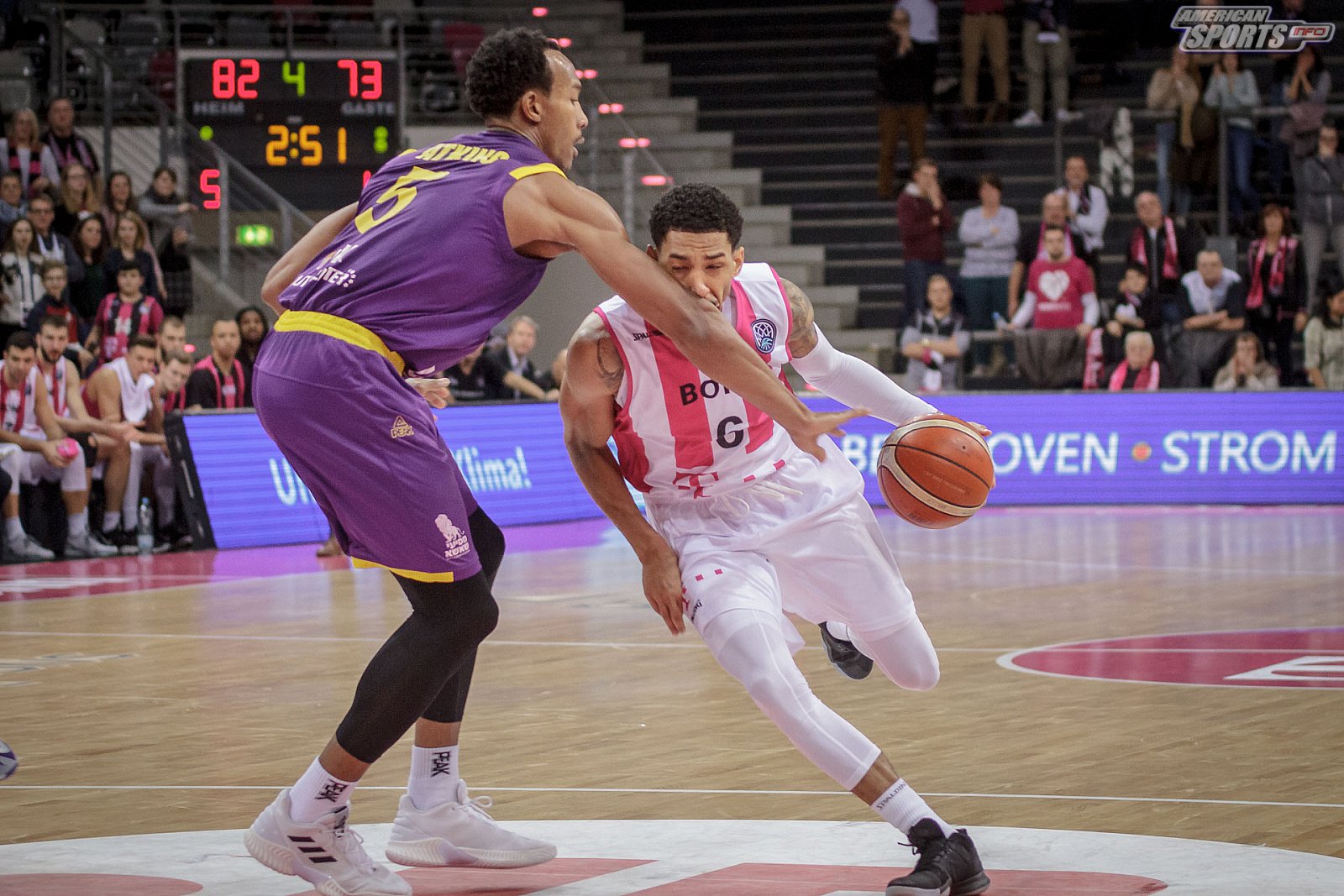 Basketball Champions League: Telekom Baskets Bonn vs Hapoel UNET Holon 91:8377 29.01.2019