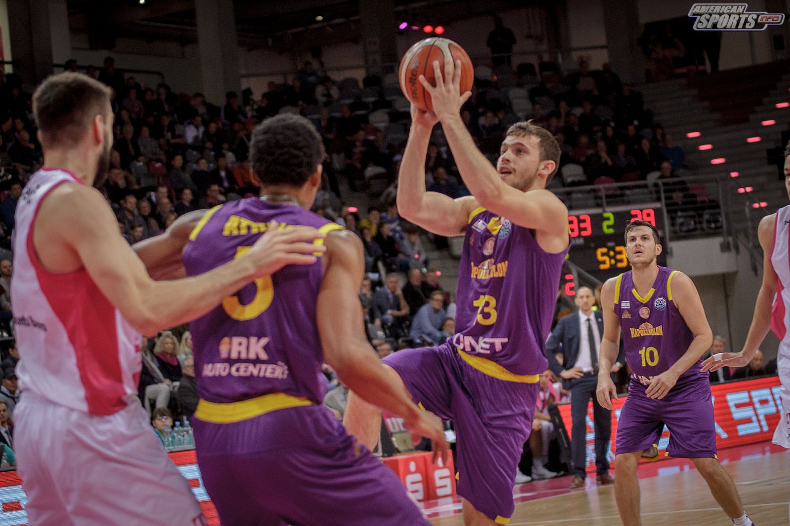 Basketball Champions League: Telekom Baskets Bonn vs Hapoel UNET Holon 91:8377 29.01.2019