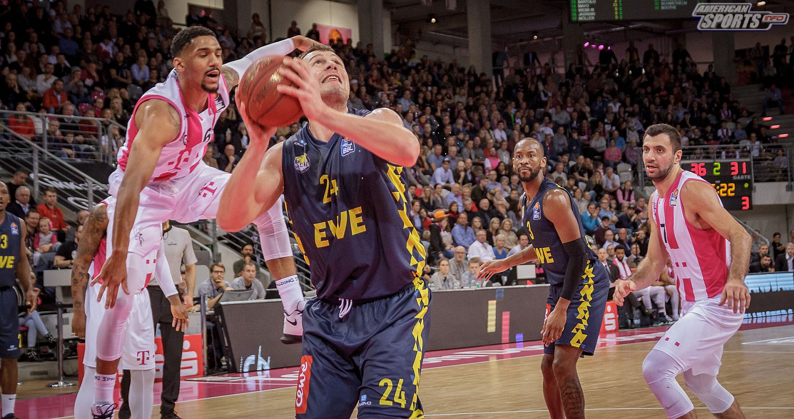 BBL: Telekom Baskets Bonn vs EWE Baskets Oldenburg 78:98 09.12.2018