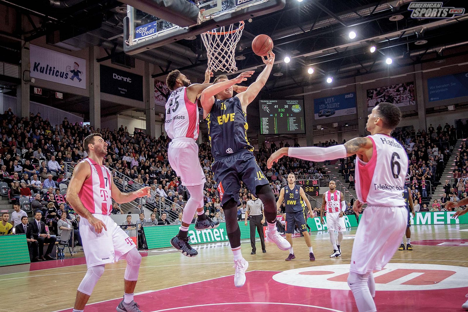 BBL: Telekom Baskets Bonn vs EWE Baskets Oldenburg 78:98 09.12.2018
