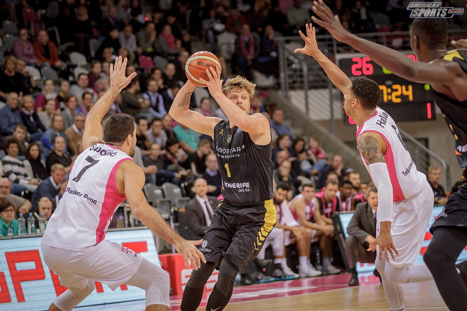 Basketball Champions League: Telekom Baskets Bonn vs Iberostar Tenerife 92:99 11.12.2018
