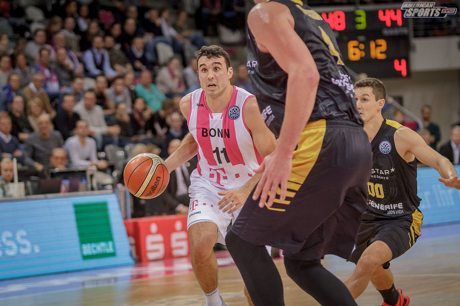 Basketball Champions League: Telekom Baskets Bonn vs Iberostar Tenerife 92:99 11.12.2018