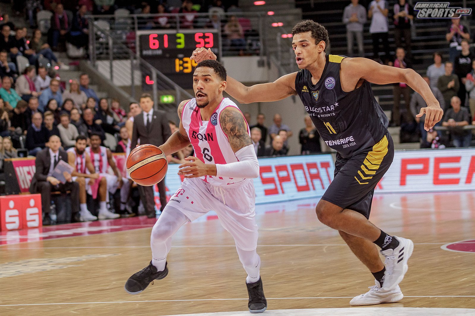 Basketball Champions League: Telekom Baskets Bonn vs Iberostar Tenerife 92:99 11.12.2018