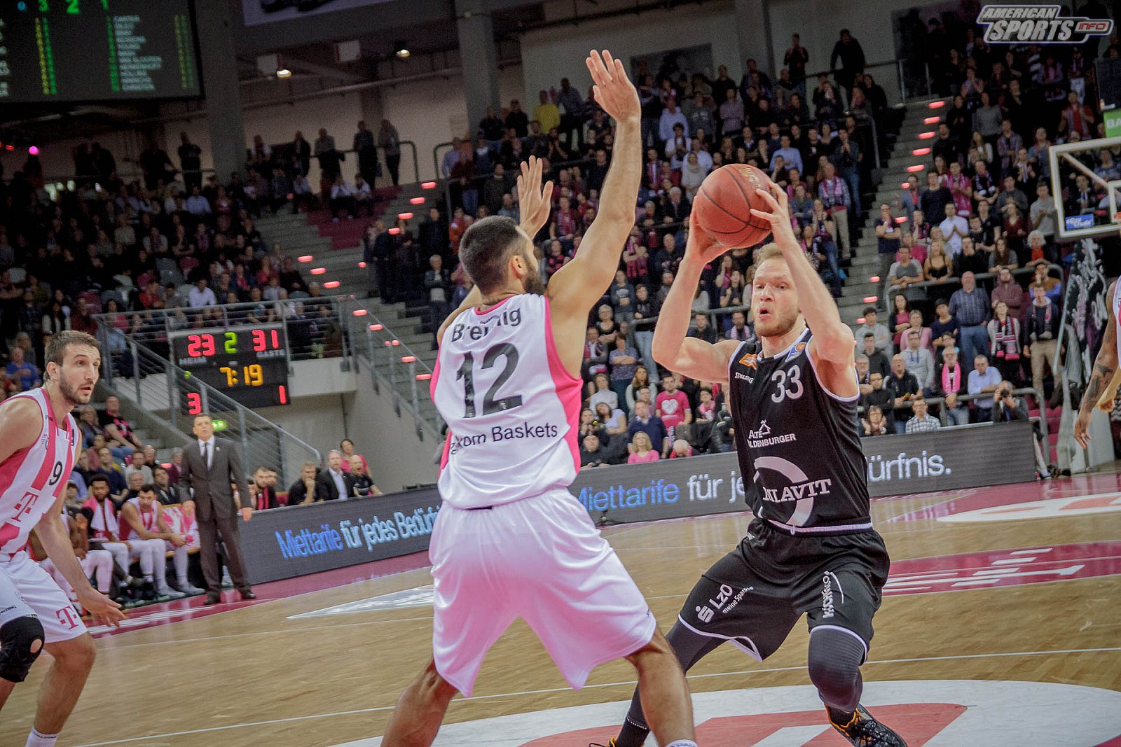 BBL: Telekom Baskets Bonn vs RASTA Vechta 87:92 26.12.2018