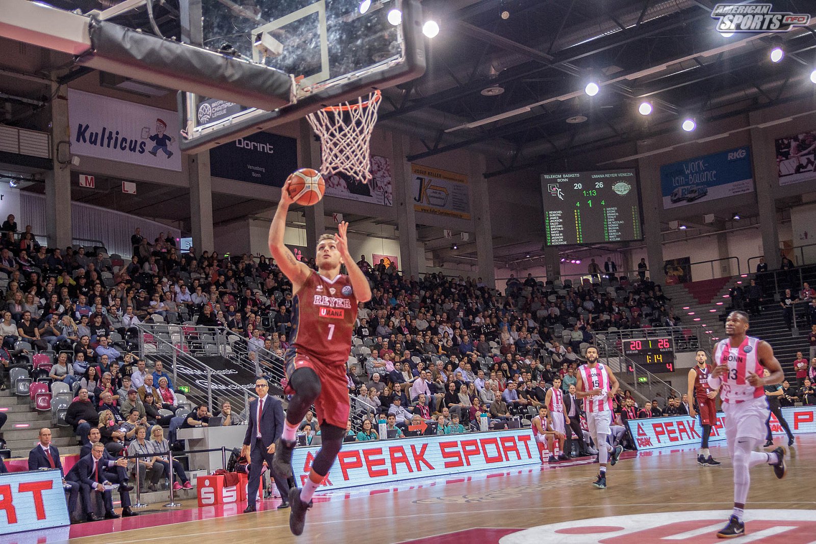 Basketball Champions League: Telekom Baskets Bonn vs Umana Reyer Venezia 84:94 06.11.2018