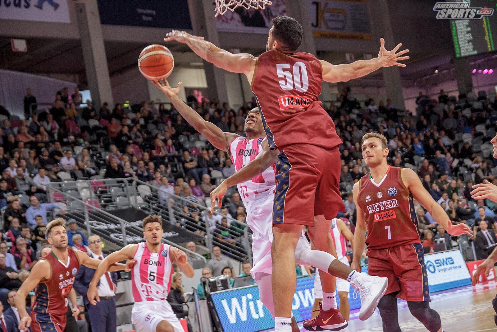 Basketball Champions League: Telekom Baskets Bonn vs Umana Reyer Venezia 84:94 06.11.2018
