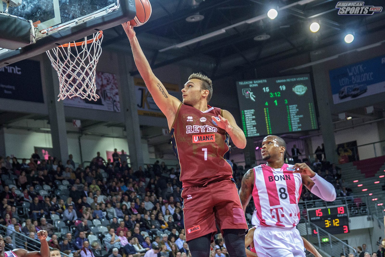 Basketball Champions League: Telekom Baskets Bonn vs Umana Reyer Venezia 84:94 06.11.2018