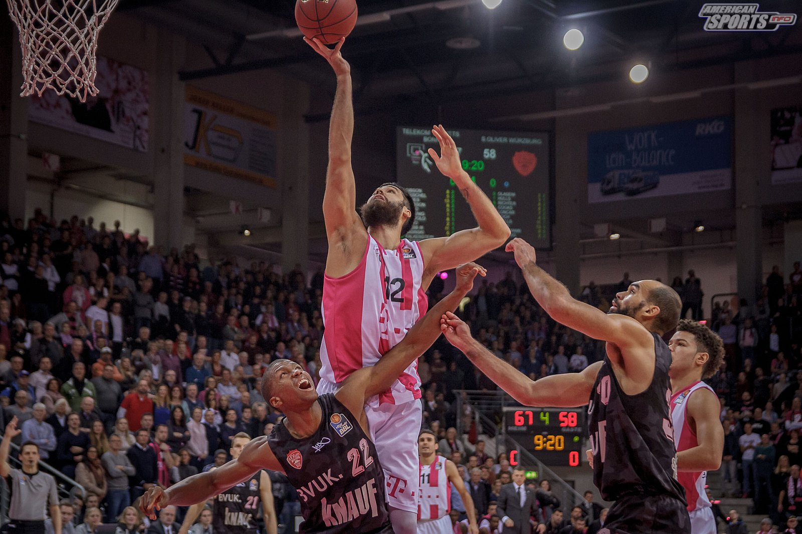 BBL: Telekom Baskets Bonn vs s.Oliver Würzburg 91:86 18.11.2018