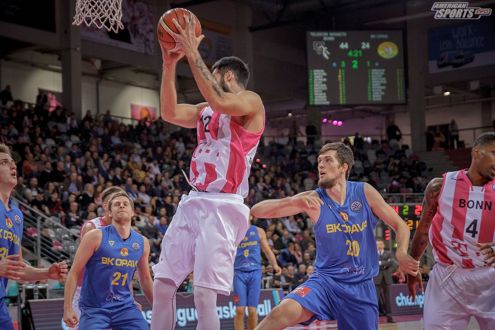 Basketball Champions League: Telekom Baskets Bonn vs BK Opava 114:77 20.11.2018