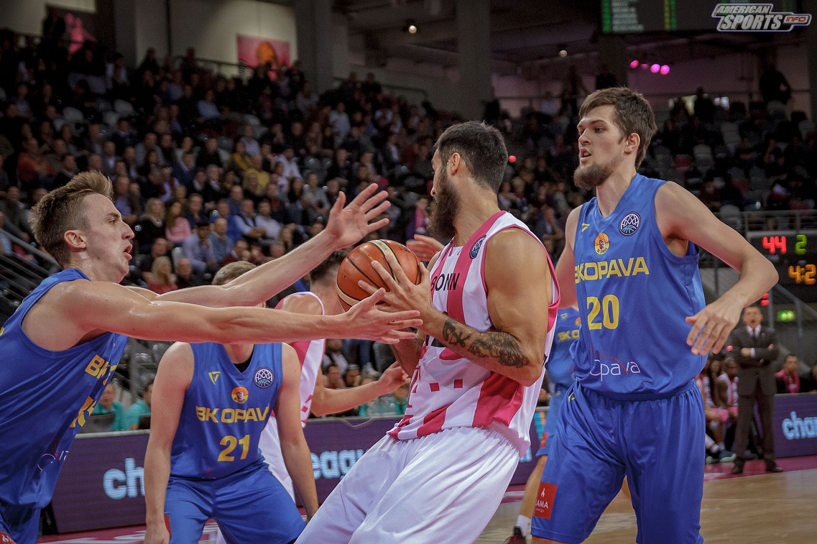 Basketball Champions League: Telekom Baskets Bonn vs BK Opava 114:77 20.11.2018