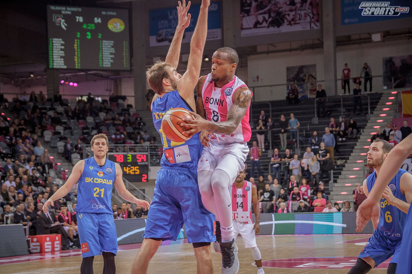 Basketball Champions League: Telekom Baskets Bonn vs BK Opava 114:77 20.11.2018