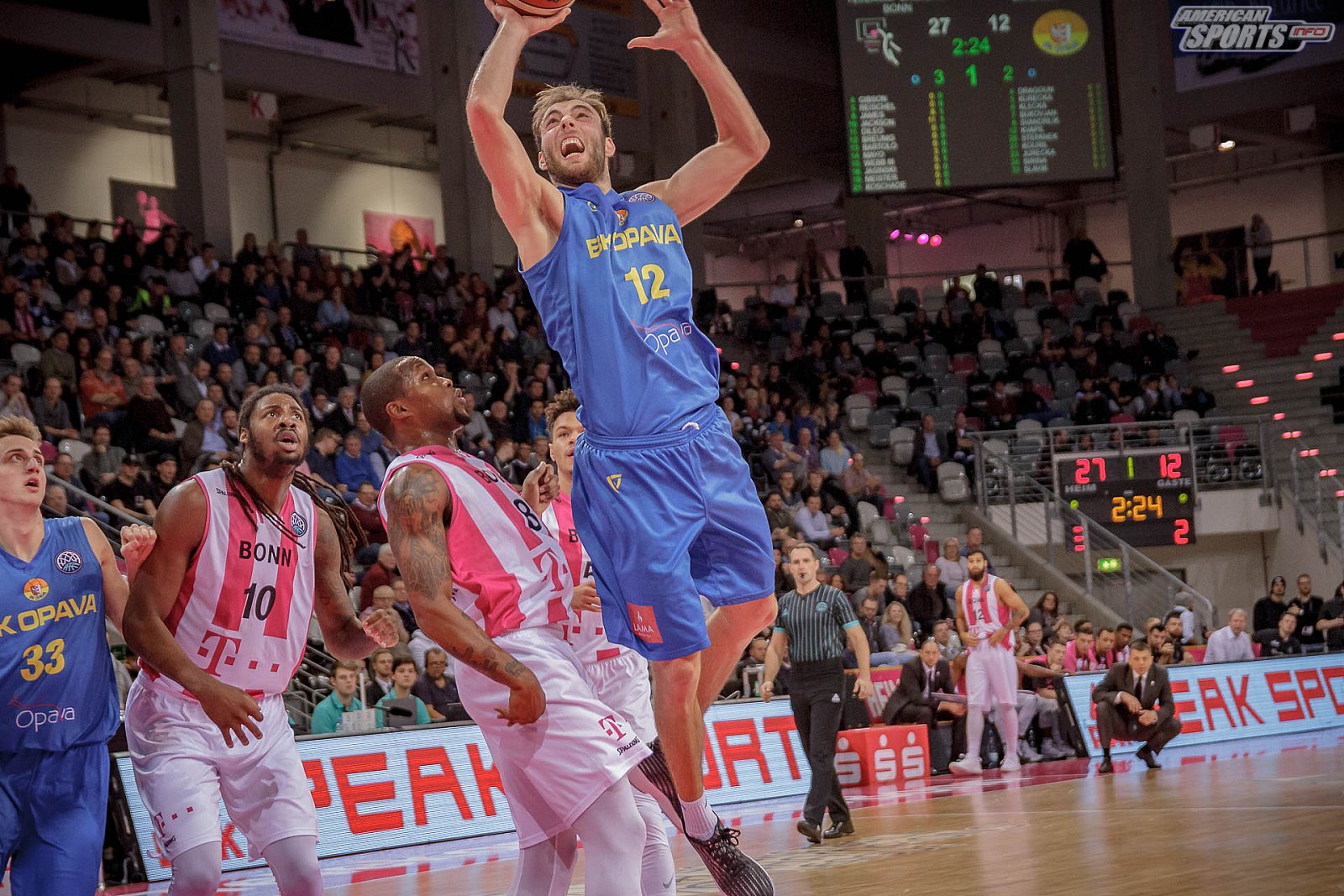 Basketball Champions League: Telekom Baskets Bonn vs BK Opava 114:77 20.11.2018