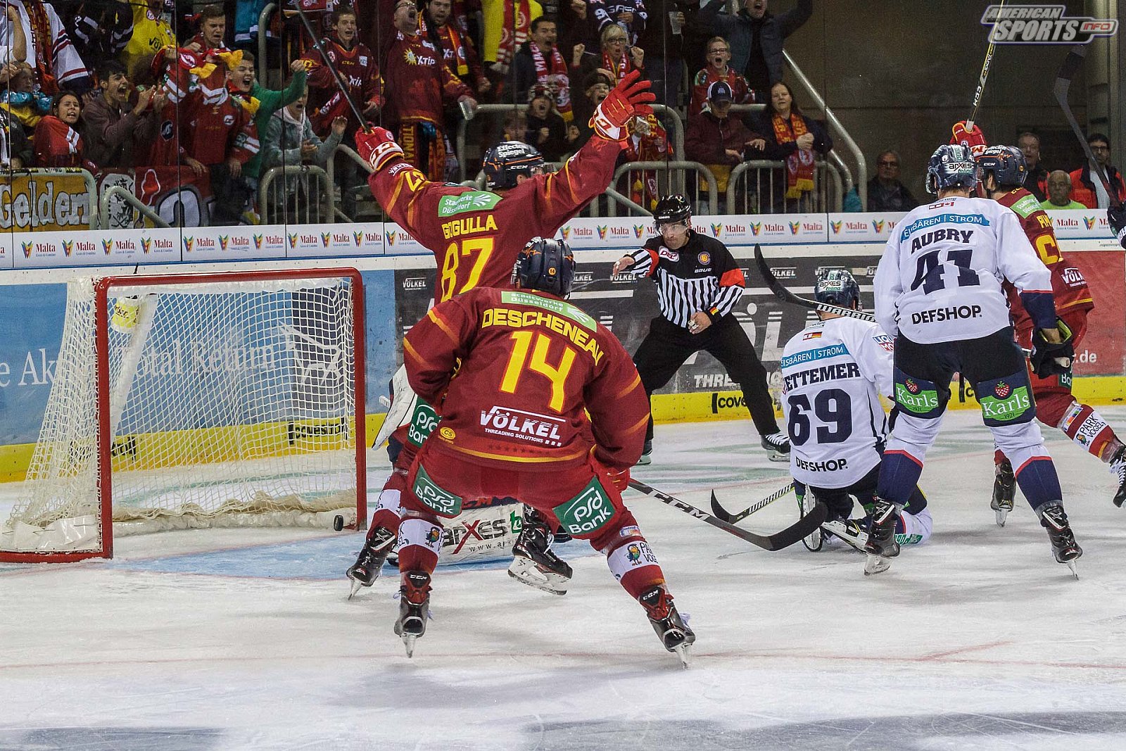 DEL: Düsseldorfer EG vs Eisbären Berlin 5:1 02.10.2018