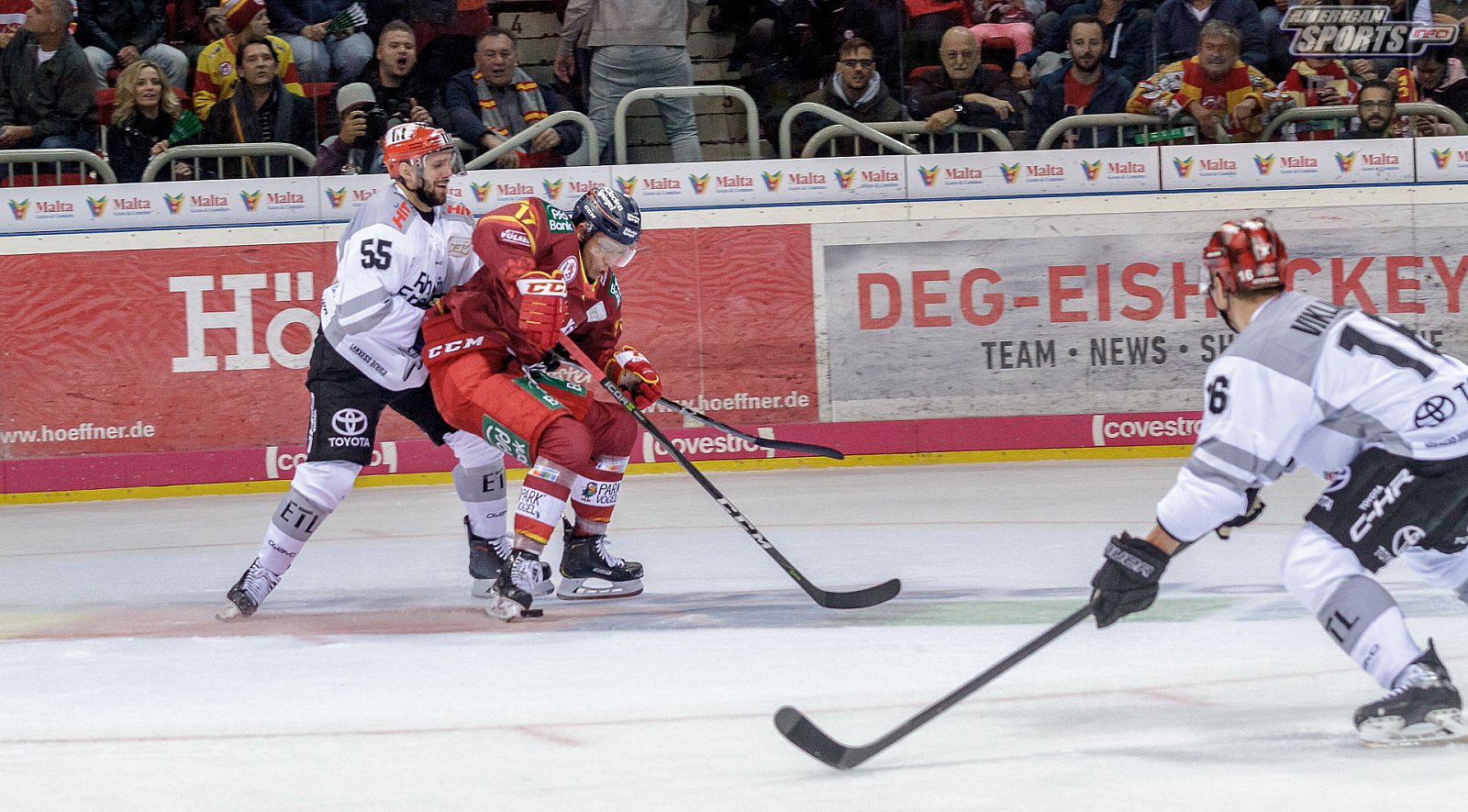 DEL: Düsseldorfer EG vs Kölner Haie 4:3 19.10.2018