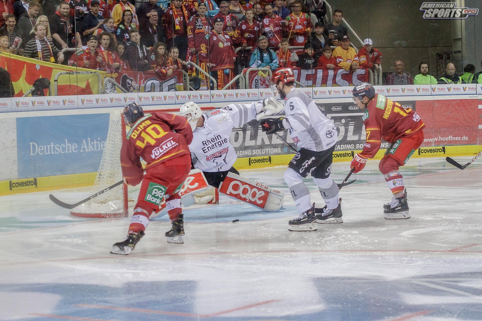 DEL: Düsseldorfer EG vs Kölner Haie 4:3 19.10.2018