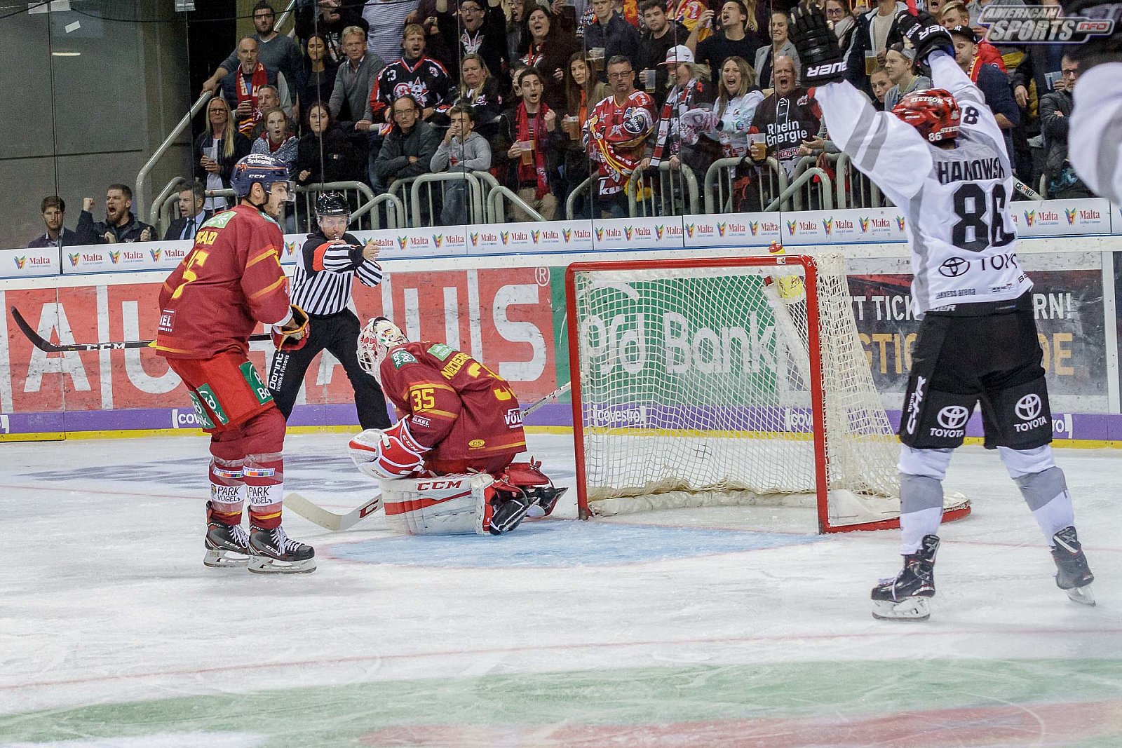 DEL: Düsseldorfer EG vs Kölner Haie 4:3 19.10.2018