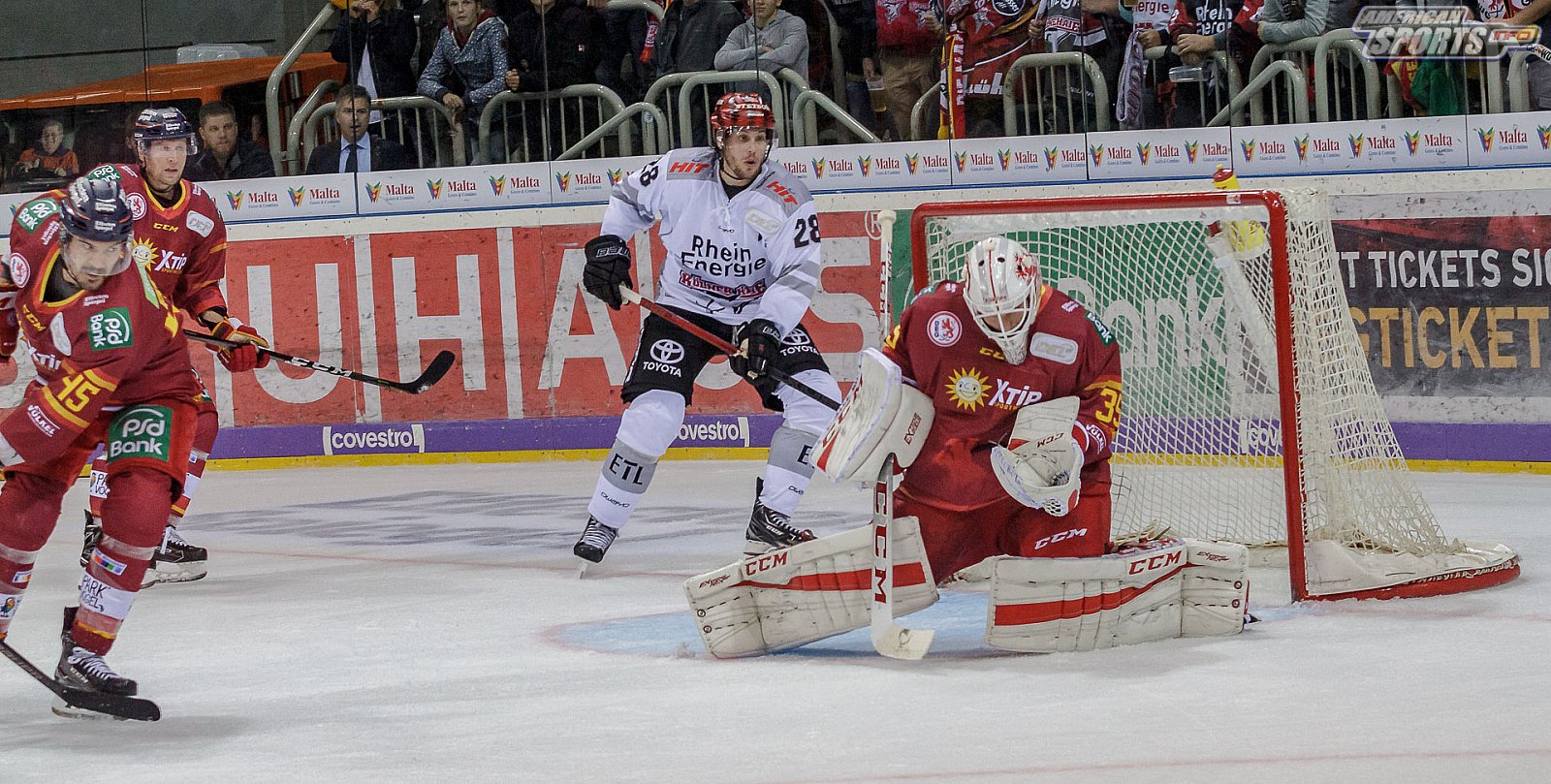 DEL: Düsseldorfer EG vs Kölner Haie 4:3 19.10.2018