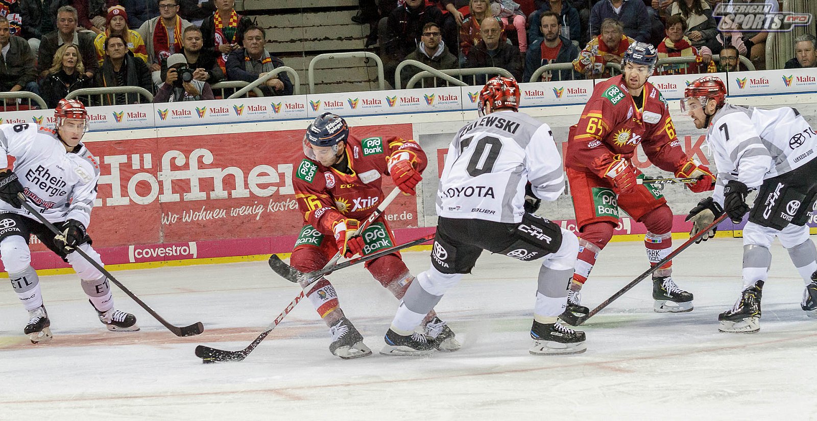 DEL: Düsseldorfer EG vs Kölner Haie 4:3 19.10.2018