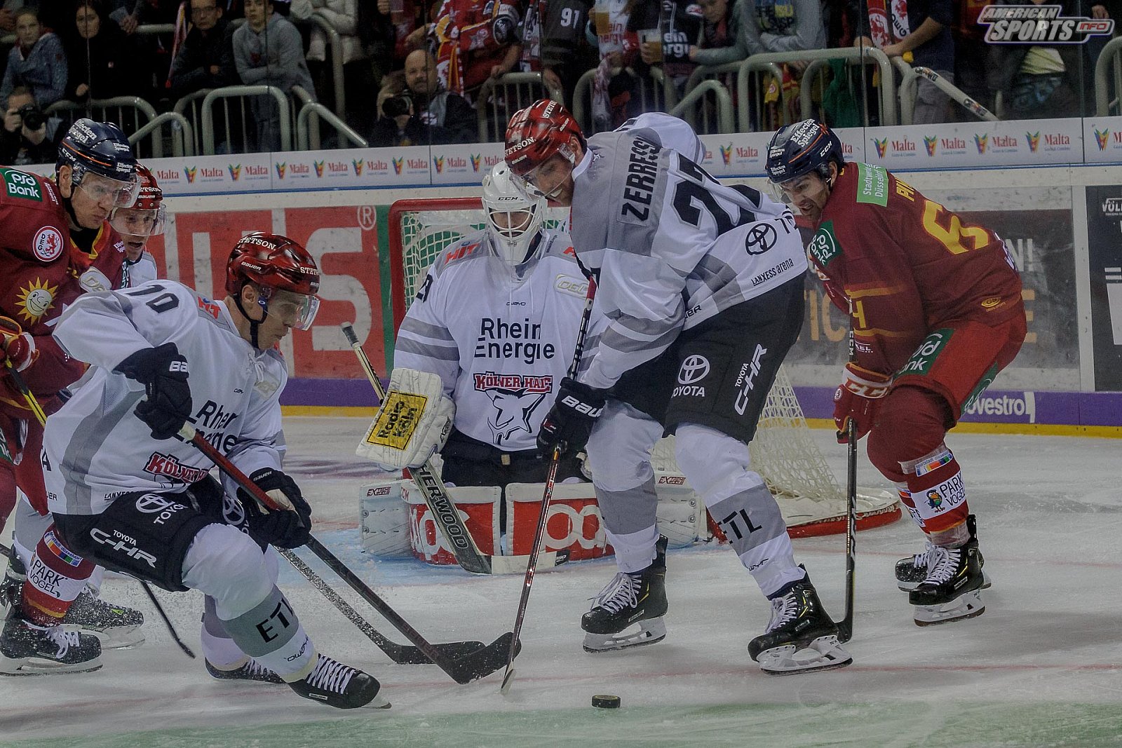 DEL: Düsseldorfer EG vs Kölner Haie 4:3 19.10.2018