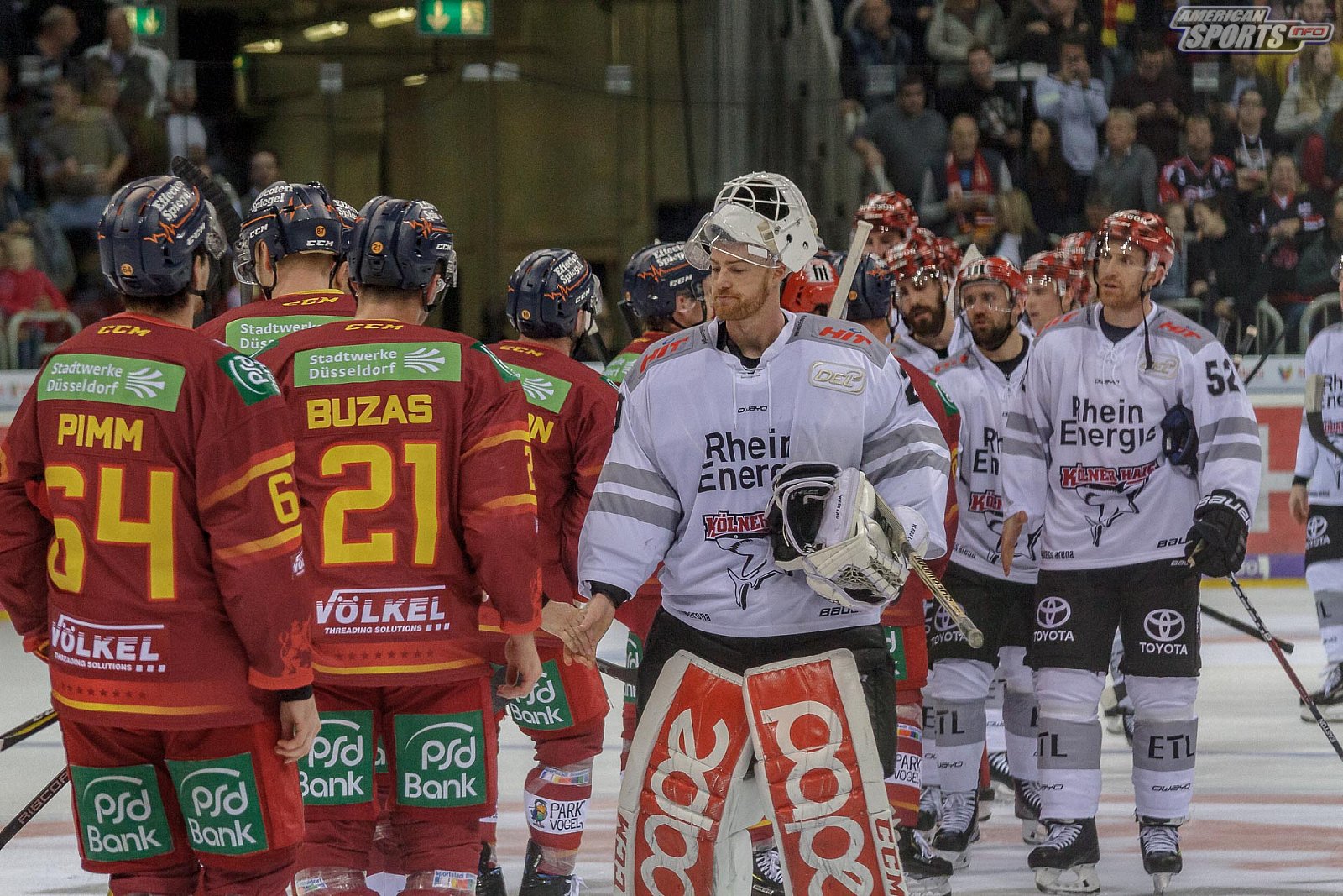 DEL: Düsseldorfer EG vs Kölner Haie 4:3 19.10.2018