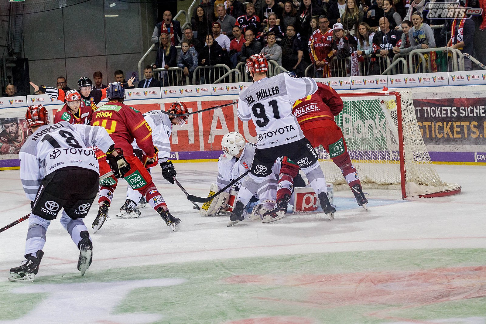 DEL: Düsseldorfer EG vs Kölner Haie 4:3 19.10.2018
