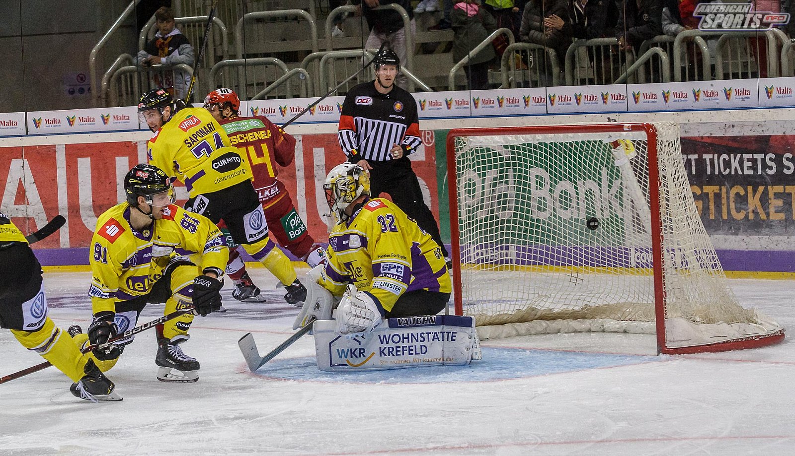 DEL: Düsseldorfer EG vs Krefeld Pinguine 3:4 OT 02.10.2018