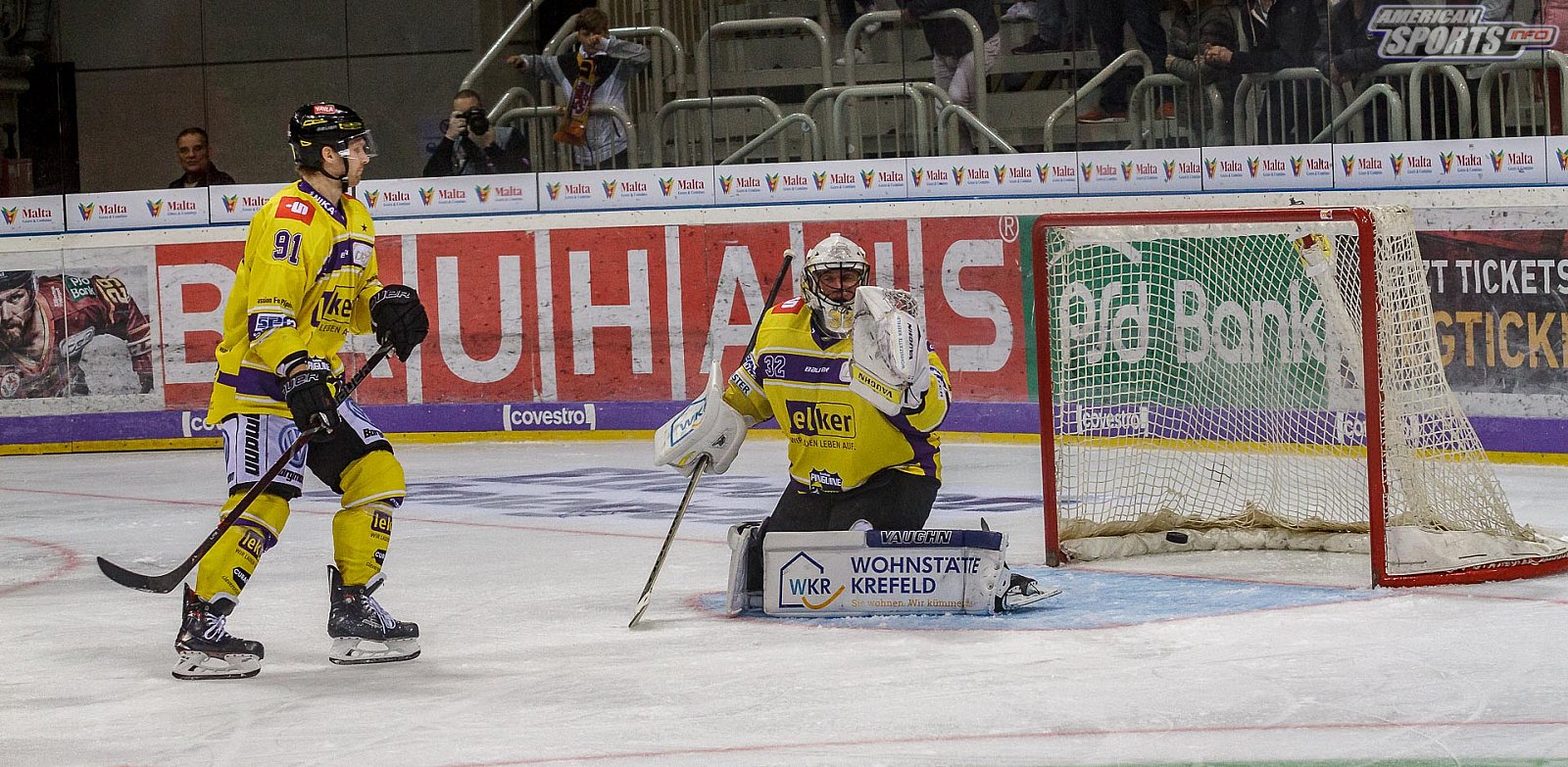 DEL: Düsseldorfer EG vs Krefeld Pinguine 3:4 OT 02.10.2018