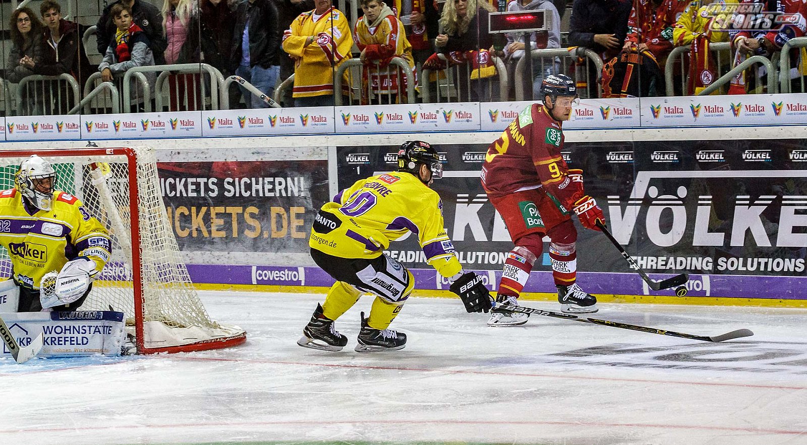 DEL: Düsseldorfer EG vs Krefeld Pinguine 3:4 OT 02.10.2018